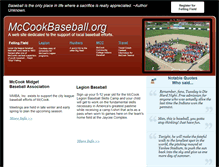 Tablet Screenshot of mccookbaseball.org
